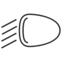 beam, dipped lights, headlamp, headlight, headlights svg vector icon