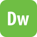 adobe, dreamweaver, rounded svg vector icon