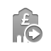 bank,pound,right icon