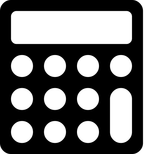 Calculator svg vector icon