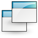 applications, panel, window, windows icon