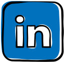communication, job, linkedin, media, network, social, social media, web svg vector icon