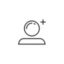 add, add user, profile, snapchat svg vector icon