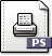 gnome,mime,application,postscript icon