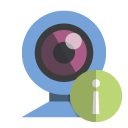 webcam,info icon