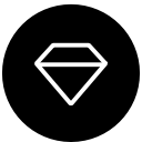 diamond, gem, jewel, premium, value svg vector icon