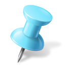 azure, mapmarker, pushpin, right icon