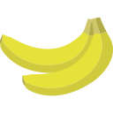 banana, fruit svg vector icon