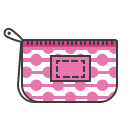 bag, case, cosmetic case, cosmetics, miniaudiere, pouch svg vector icon