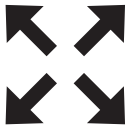 expand svg vector icon