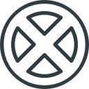 logo, marvel, men, movie, x svg vector icon