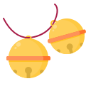 ball, bell, newyears, party svg vector icon
