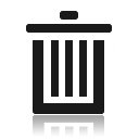 trash,empty,blank,recycle bin icon