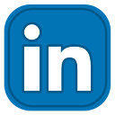 in, linked, media, social svg vector icon