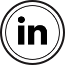 linkedin, media, online, social svg vector icon