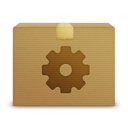 package,gear icon