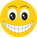 avatar, face, happy, smiley svg vector icon