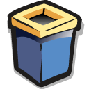 trash,empty,blank,recycle bin icon