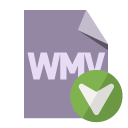 file,format,wmv,down icon