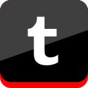 media, online, social, tumblr svg vector icon