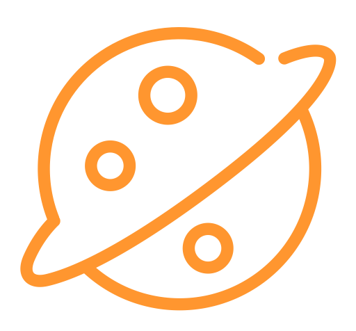 The Navigation Bar At The Bottom Of Planet Found Page Jump svg vector icon