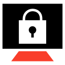 keyboard, lock, screen, security svg vector icon