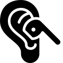 airpod, ear svg vector icon