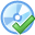 accept, cd icon