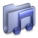 folder, music icon