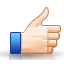 like, thumbs, up, vote icon