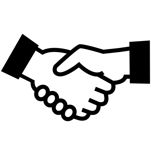 Cooperation svg vector icon