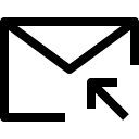 app, arrow, email, essential, ui, up svg vector icon