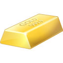 bar, bullion, gold icon