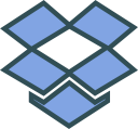 brand, dropbox, logo, network, social svg vector icon