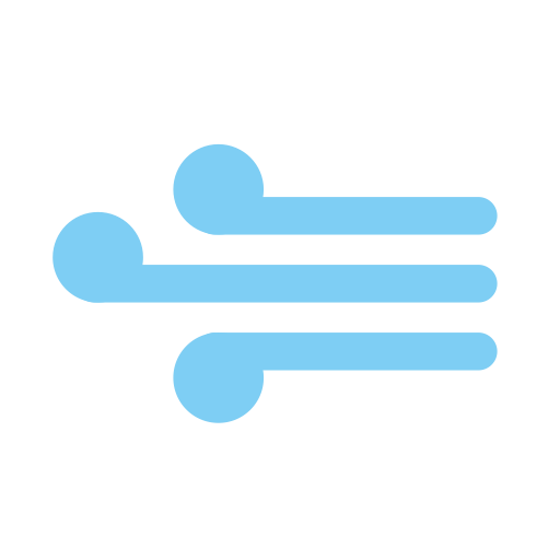 Gale Weather svg vector icon