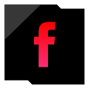 company, facebook, logo, media, social svg vector icon