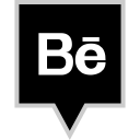 behance, media, social svg vector icon