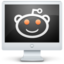 reddit,monitor,display,screen,social,computer icon