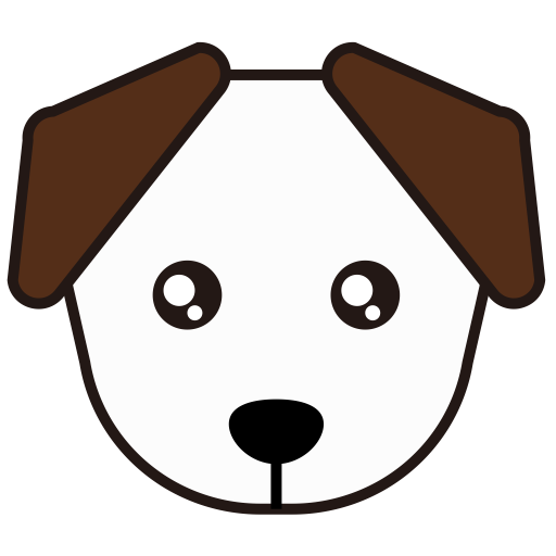 Dog svg vector icon