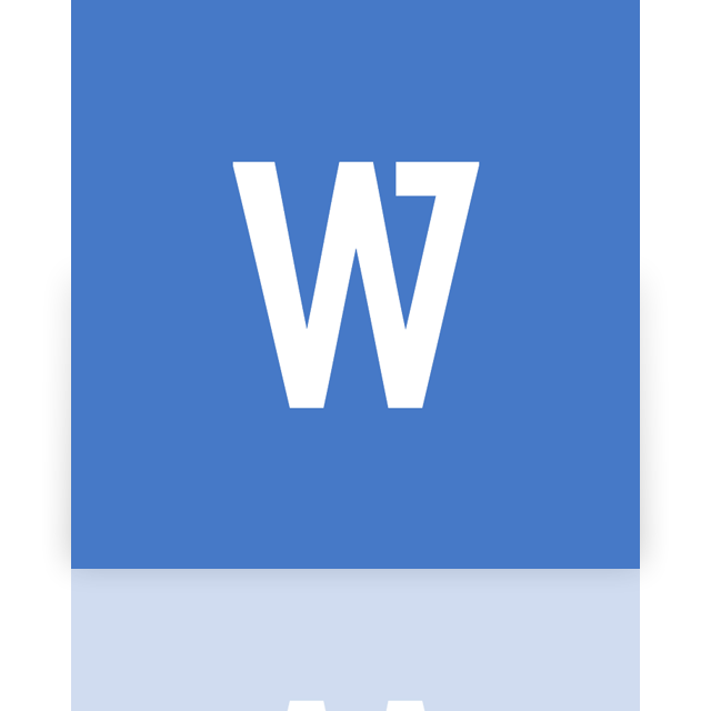 word,google,doc,mirror icon