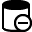 database,remove,db,delete,del icon