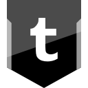 logo, social, tumblr svg vector icon