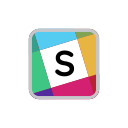 arrow, direction, slack, square svg vector icon