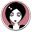 vintage,girl,child,kid,people,person,human,profile,account,user icon