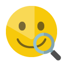 smiley,zoom icon