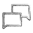 chat, productivity, shape, social svg vector icon