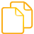basic, documents, yellow icon
