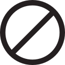 cancelled, ineffective, invalid, none, null, status, void svg vector icon