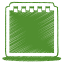 34, green icon