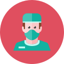 surgeon svg vector icon